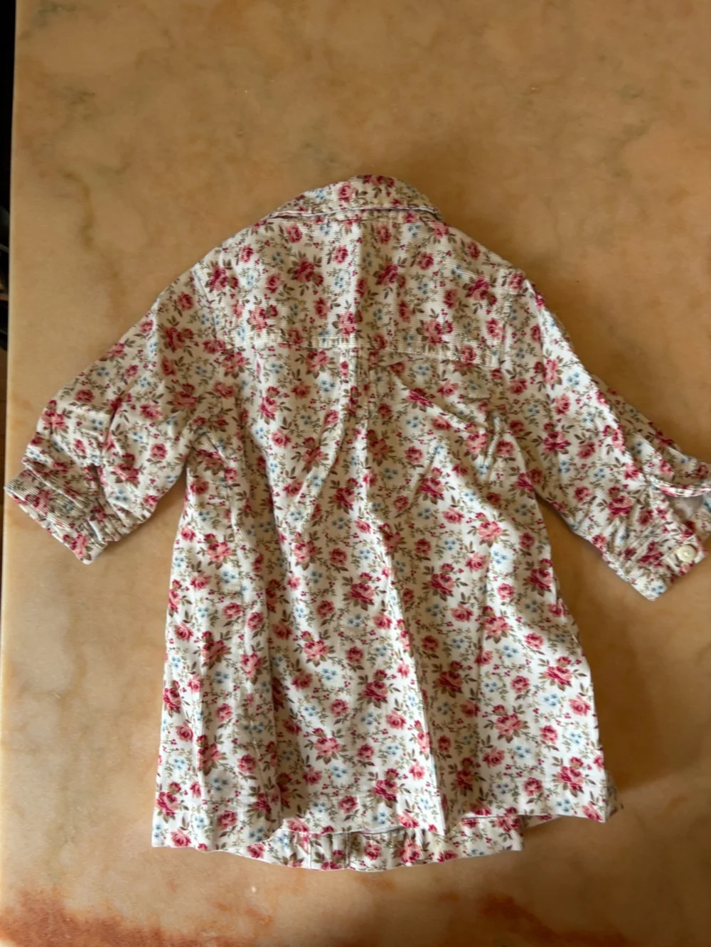 Janie and Jack Baby Girls Pink Floral Button-Front Jacket